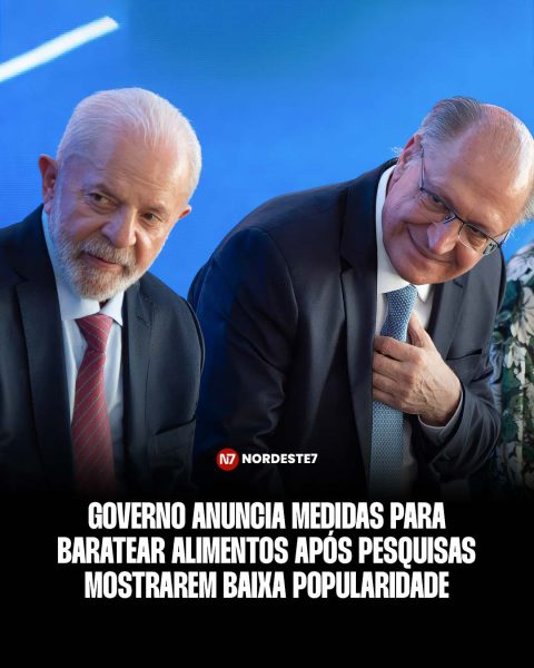 Governo anuncia medidas para baratear alimentos após pesquisas mostrarem baixa popularidade — Brasil. Diante de pesqu