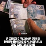 Já começou o prazo para saque de dinheiro esquecido do PIS/Pasep; veja como solicitar até 2026 — Dinheiro. Estima-s