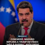 Com medo, Maduro implora a Trump em vídeo: “Não à guerra” após envio de tropas ao Caribe — Mundo. Líder da Ve