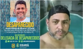 Bruno Passos publica vídeos após ser dado como desaparecido no Ceará
