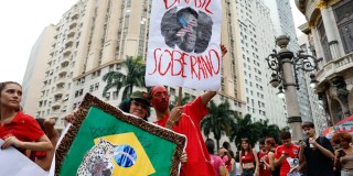 Estudantes fazem ato no Rio em defesa da candidatura de Lula