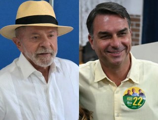 Flávio promete faixa de Jair Bolsonaro em eventual posse; Lula critica corte de R$ 250 bilhões