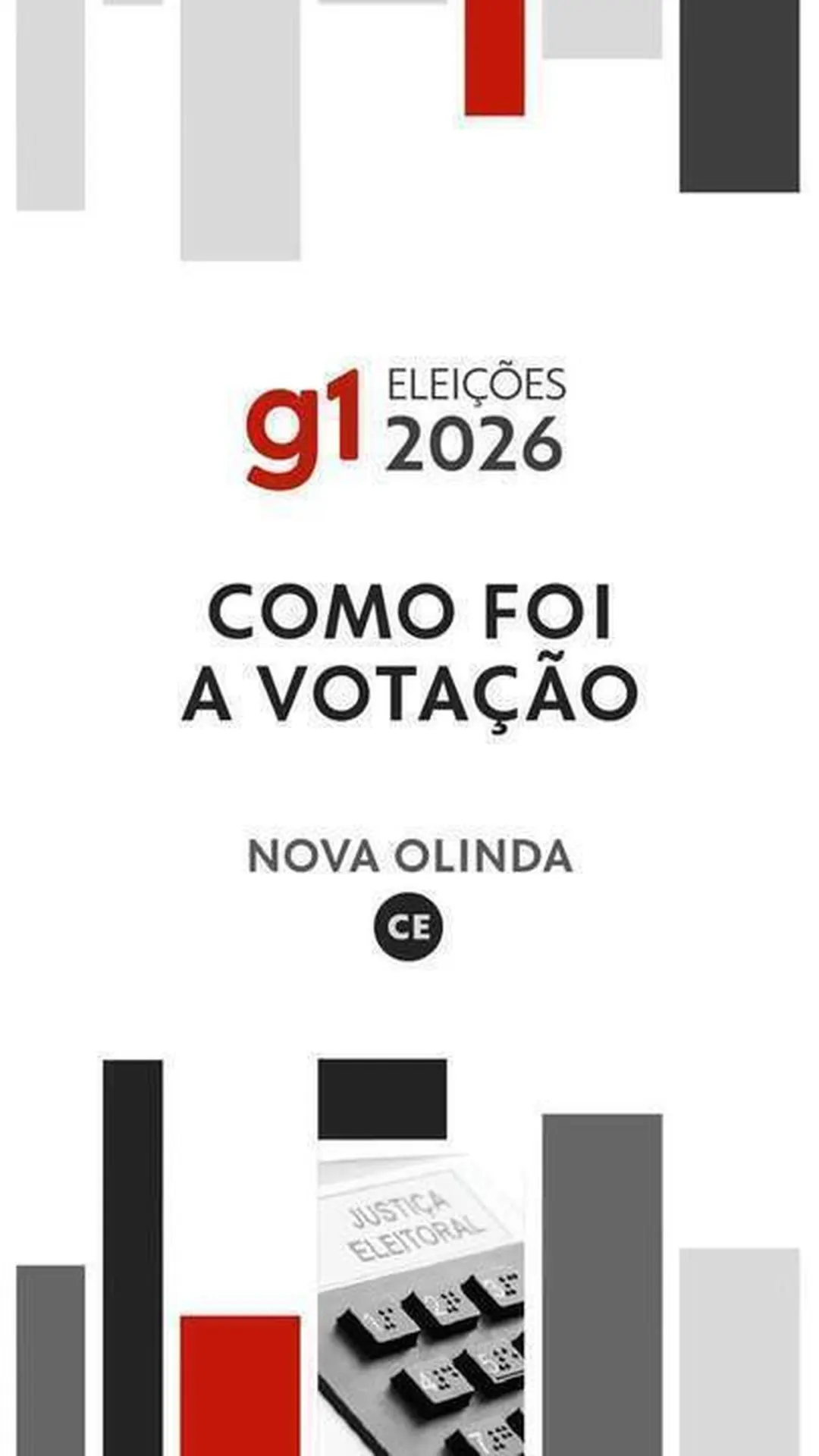 Nova Olinda: veja os resultados do 1º turno das eleições 2026
